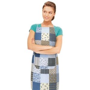 Bellatex Șorț Adéla Patchwork albastru , 67 x 84cm imagine