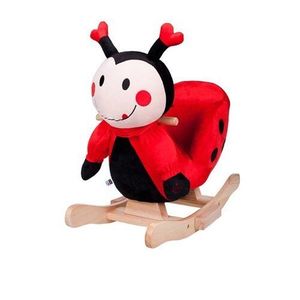PlayTo Scaun balansoar cu melodie Ladybug , 65 x60 x 40 cm imagine