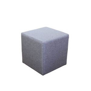 Taburet Kare Pouf Brown, maro imagine
