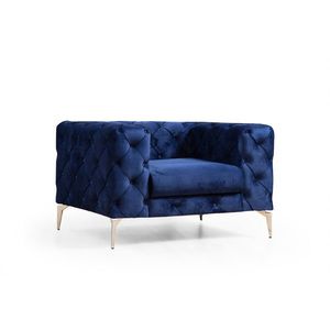 Fotoliu Como Navy Blue, albastru închis imagine