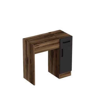 Masă cosmetică Inci Light Walnut, maro închis imagine