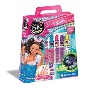 Clementoni Crazy CHIC - Set de lacuri de unghiicare strălucesc în întuneric imagine