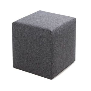 Taburet Kare Pouf Gri, gri imagine