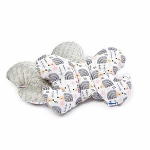 Pernă Sensillo din Minky Butterfly, gri imagine