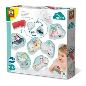 Set de abțibilduri cu apă spumă Mașini de spălat, 6 buc imagine
