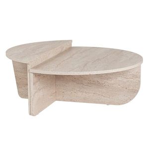 Masă de cafea Orion Travertine, bej imagine