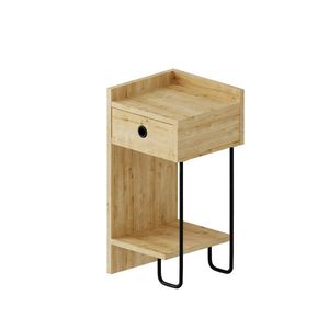Măsuță de noptieră Sirius Left Oak 2, naturală imagine