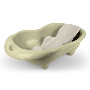 Dolu Baie pentru copii Hippo cu șezlong, verdedeschis, 26 x 84, 5 x 50, 5 cm, verde deschis imagine