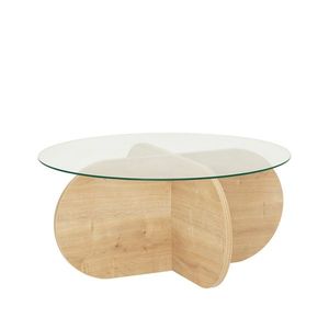 Măsuță de cafea Bubble Sapphire Oak, maro deschis imagine