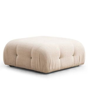Taburette Bubble Pouffe Cream Bouclette, crem deschis imagine