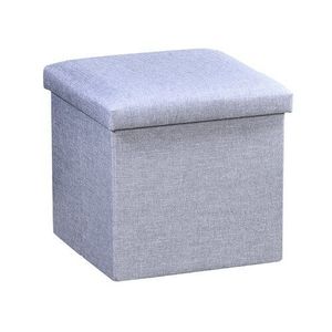 Kesper 15956 Taburet, gri deschis, 38 x 38 x 38 cm, gri imagine