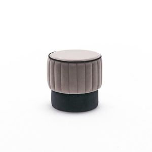 Taburet Rose Pouf Gri, gri imagine
