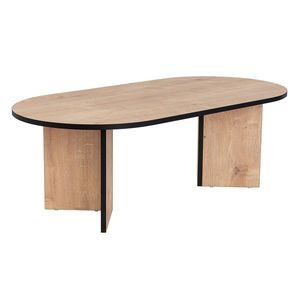 Masă de cafea Sable Sapphire Oak Black, naturală imagine