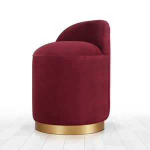 Taburet Dover Claret Red, vișiniu imagine
