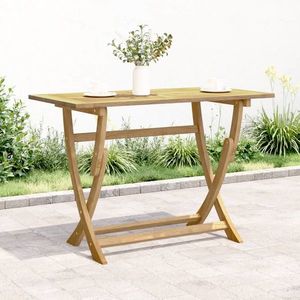 vidaXL Masă de grădină pliabilă, 110x55x75 cm, lemn masiv de acacia imagine