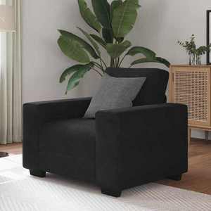 vidaXL Canapea scaun negru 60 cm catifea imagine