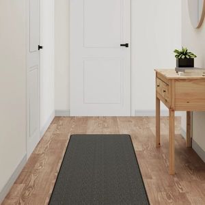 vidaXL Covor traversă aspect sisal, antracit, 50x300 cm imagine
