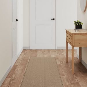 vidaXL Covor traversă aspect sisal, nisipiu, 50x150 cm imagine