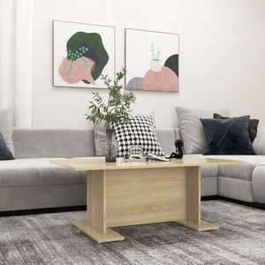 vidaXL Măsuță de cafea, stejar Sonoma, 103, 5x60x40 cm, lemn prelucrat imagine