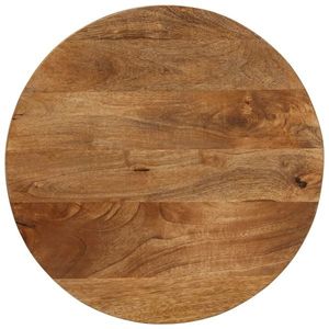 vidaXL Blat de masă rotund, Ø 50x3, 8 cm, lemn masiv de mango brut imagine