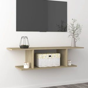 vidaXL Dulap TV montaj pe perete, stejar sonoma, 103x30x26, 5 cm imagine