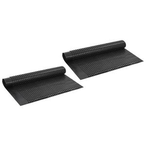 vidaXL Membrană de drenaj cu crampoane, 2 buc., 1x20 m, HDPE, 400 g/m² imagine