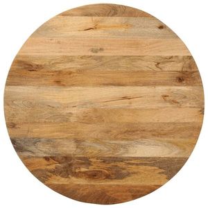 vidaXL Blat de masă rotund, Ø 80x3, 8 cm, lemn masiv de mango brut imagine