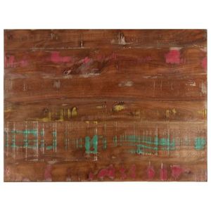 vidaXL Blat de masă, 90x50x3, 8 cm, dreptunghiular, lemn masiv reciclat imagine