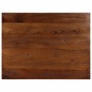 vidaXL Blat de masă, 80x50x2, 5 cm, dreptunghiular, lemn masiv reciclat imagine