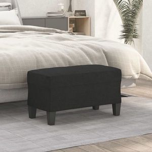 vidaXL Bancă, negru, 70x35x41 cm, textil imagine