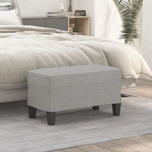vidaXL Bancă, gri deschis, 70x35x41 cm, textil imagine