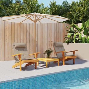vidaXL Perne pentru scaun Adirondack, 2 buc, gri taupe, textil oxford imagine