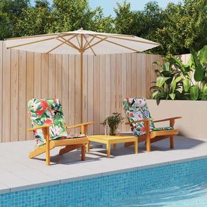 vidaXL Perne pentru scaun Adirondack, 2 buc, multicolor, textil oxford imagine