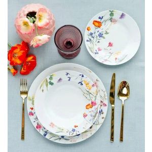 Serviciu de masa 18 piese Atollo Flora, Andrea Fontebasso, portelan, multicolor imagine
