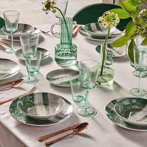Serviciu de masa 18 piese Moon Malachite, Andrea Fontebasso, portelan, multicolor imagine
