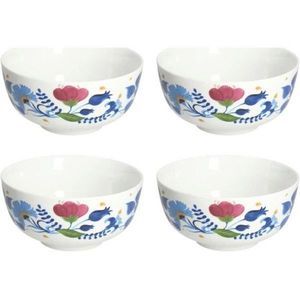 Set 4 boluri Poema Alchimia, Andrea Fontebasso, 14 cm, portelan, multicolor imagine