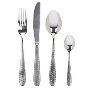 Set tacamuri 24 piese Antony Orientale, Tognana Porcellane, inox, argintiu imagine