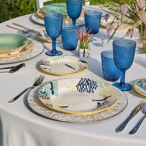 Serviciu de masa 18 piese Vela Antigua, Tognana Porcellane, ceramica, multicolor imagine