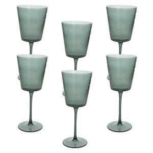 Set 6 pahare Alice, Andrea Fontebasso, 370 ml, sticla, gri imagine