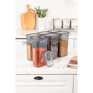 Set recipiente depozitare, Fremont, 964FRM1164, Plastic, Antracit imagine