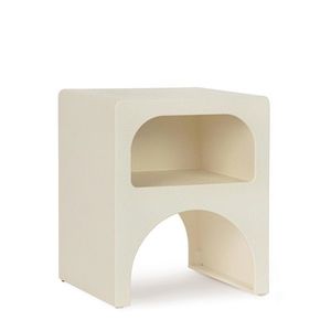 Noptiera Creamy, Bizzotto, 39.5x35x48.5 cm, MDF, alb imagine