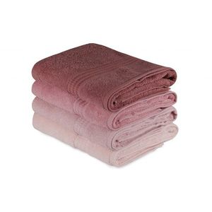 Set 4 prosoape de baie, Hobby, 70x140 cm, 100% bumbac, frez imagine