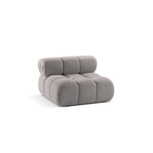 Modul pentru canapea, 1 loc, Bellis-213, Micadoni Home, 94x94x70 cm, tesatura boucle, gri deschis imagine