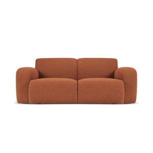Canapea 2 locuri, Molino-101, Micadoni Home, 170x95x72 cm, tesatura boucle, maro imagine