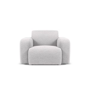 Fotoliu, Molino-101, Micadoni Home, 105x95x72 cm, tesatura boucle, gri deschis imagine
