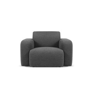 Fotoliu, Molino-101, Micadoni Home, 105x95x72 cm, tesatura boucle, gri inchis imagine