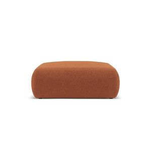 Taburet, Molino-101, Micadoni Home, 100x100x36 cm, tesatura boucle, maro imagine