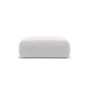 Taburet, Molino-101, Micadoni Home, 100x100x36 cm, tesatura boucle, gri deschis imagine