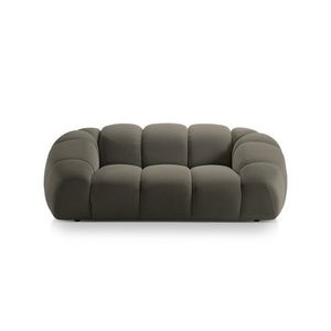 Canapea 2 locuri, Diana-191, Micadoni Home, 214x114x72 cm, tesatura 3D Sonic, gri otel imagine