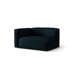 Modul stanga pentru canapea, 1 loc, Martina-120, Micadoni Home, 160x106x75 cm, catifea, petrol inchis imagine